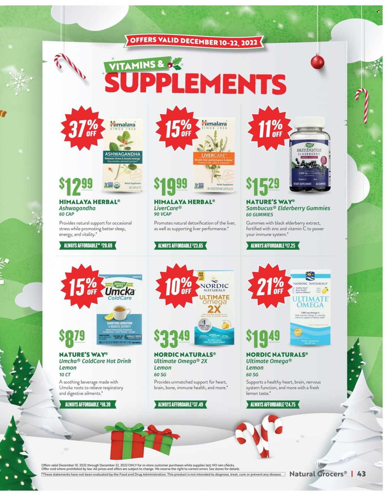 Natural Grocers ad  - 12.10.2022 - 12.22.2022.