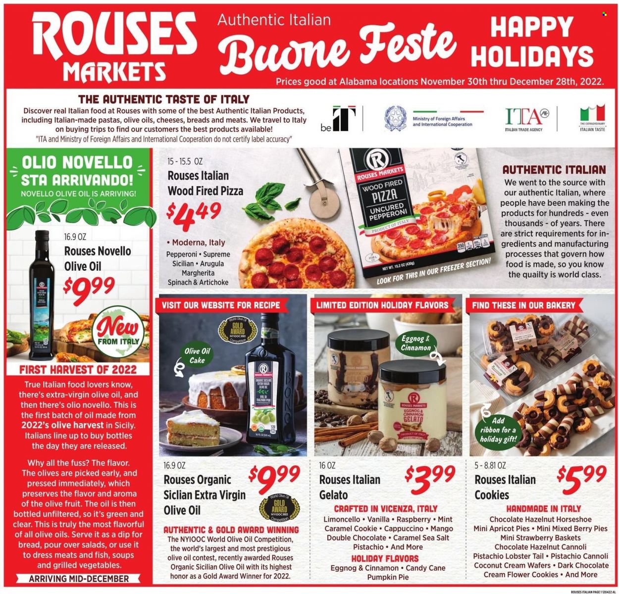Rouses Markets ad  - 11.30.2022 - 12.19.2022.