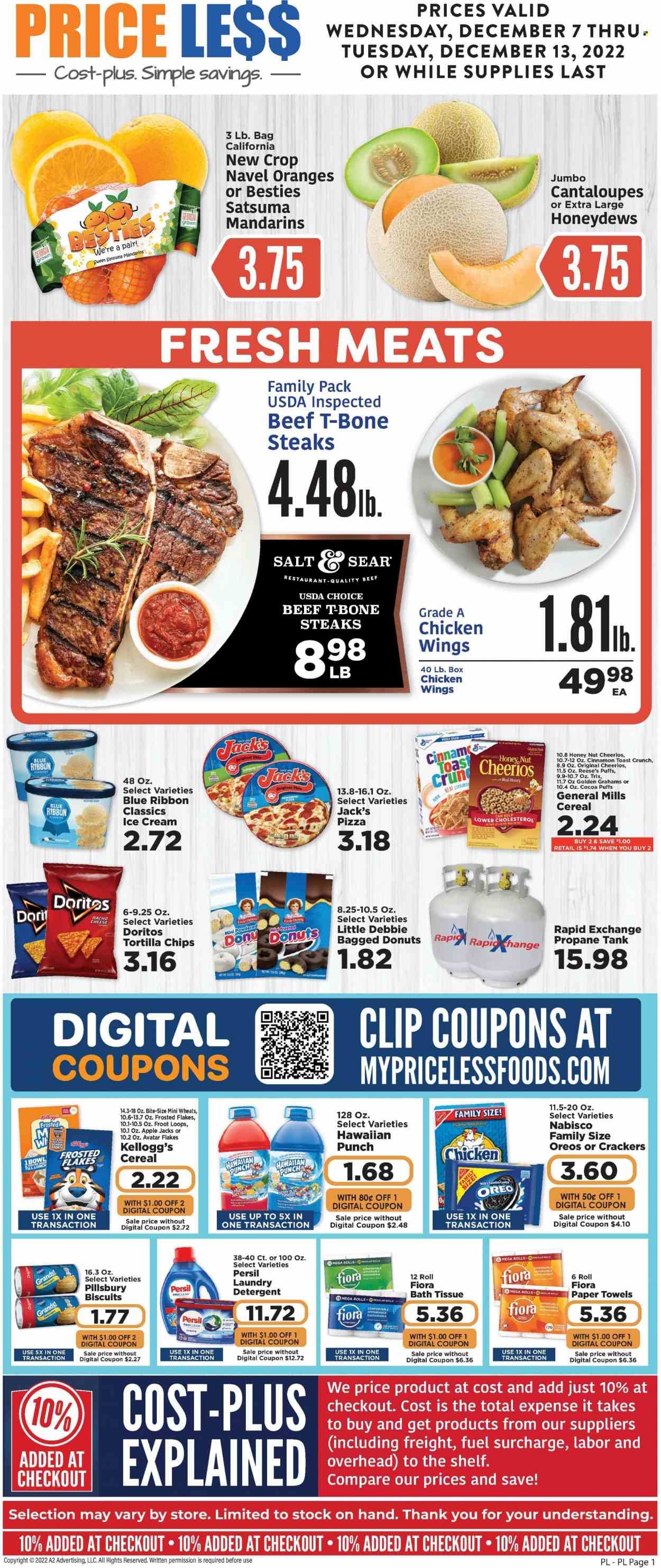 Price Less Foods ad  - 12.07.2022 - 12.13.2022.