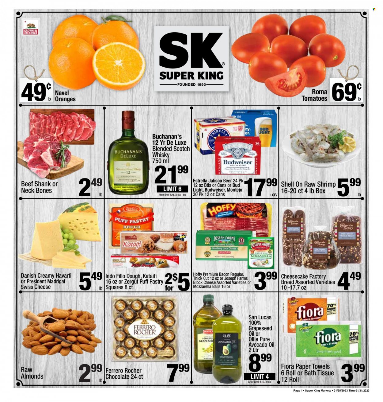 Super King Markets ad  - 01.25.2023 - 01.31.2023.