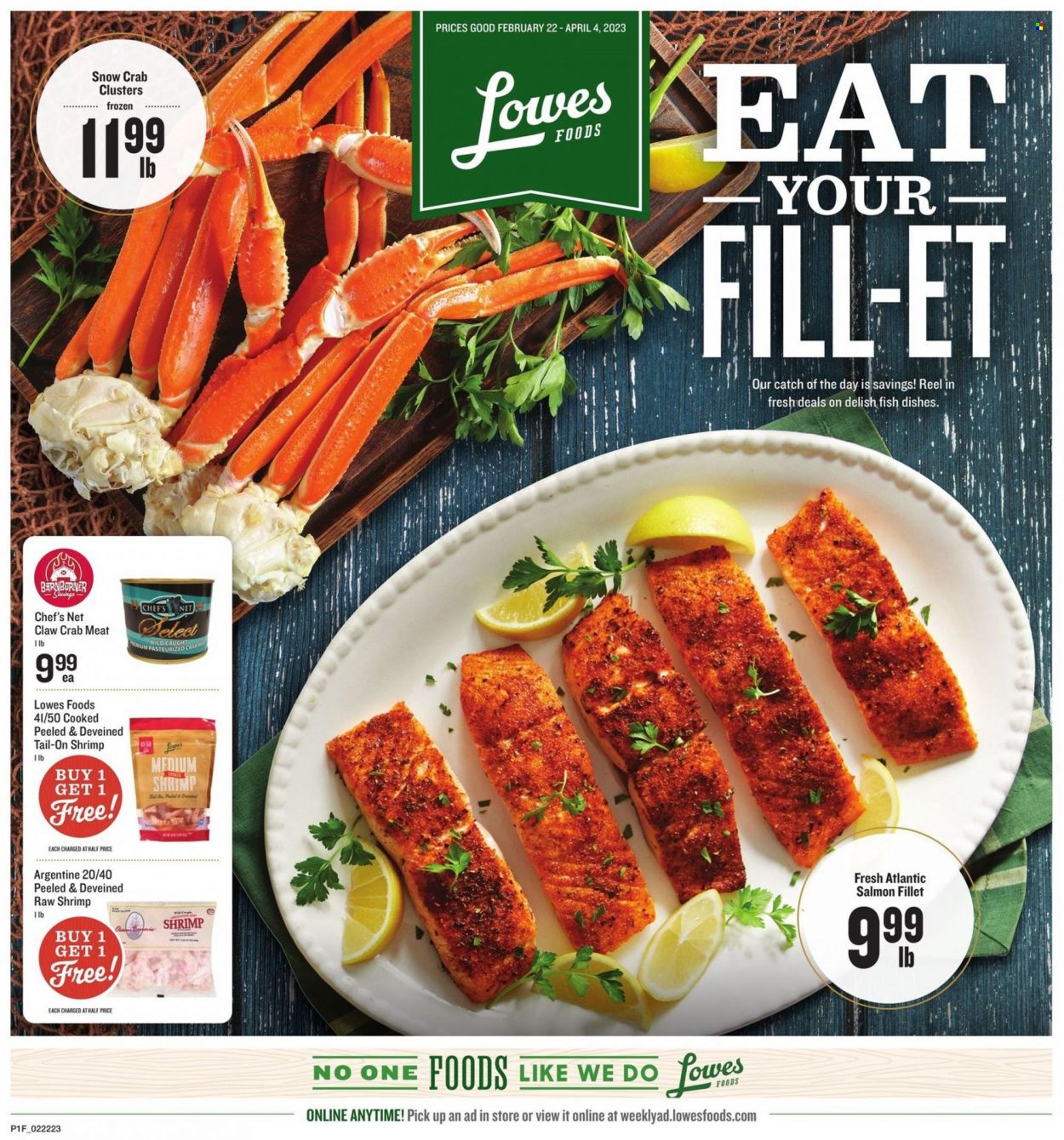 Lowes Foods ad  - 02.22.2023 - 04.04.2023.