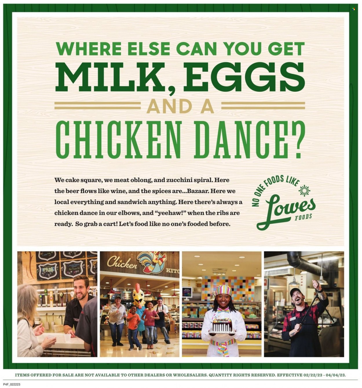 Lowes Foods ad  - 02.22.2023 - 04.04.2023.