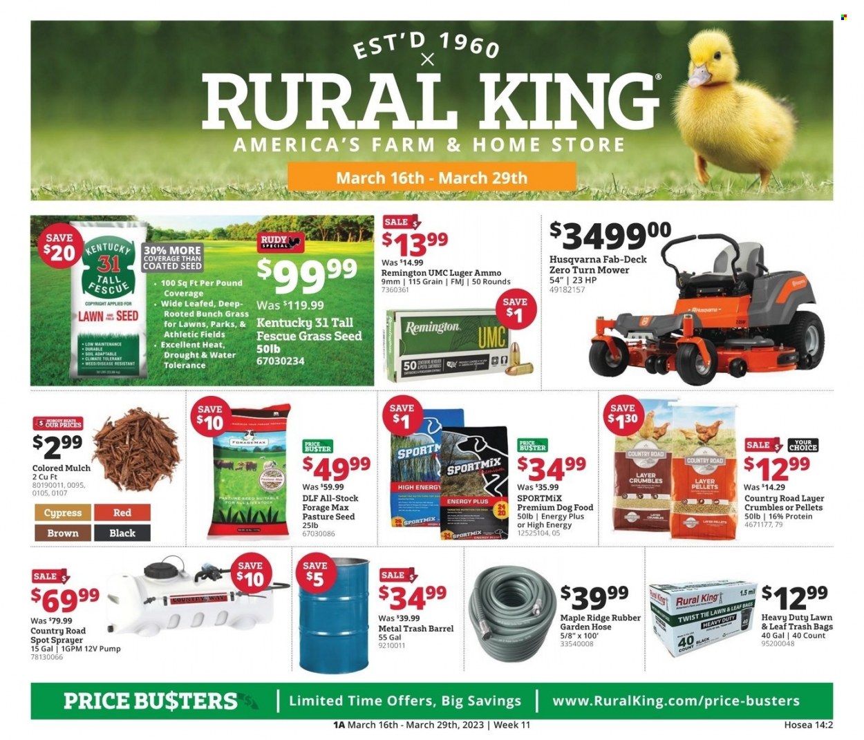Rural King ad  - 03.16.2023 - 03.29.2023.