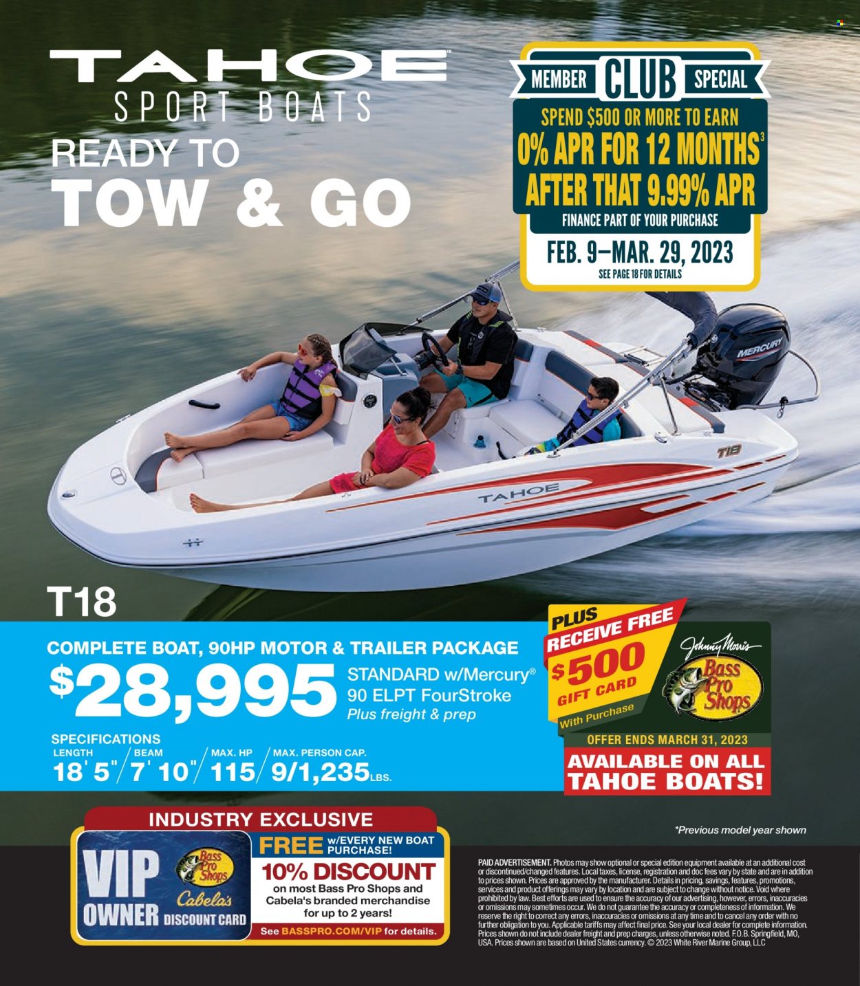 Bass Pro Shops flyer . Page 16.