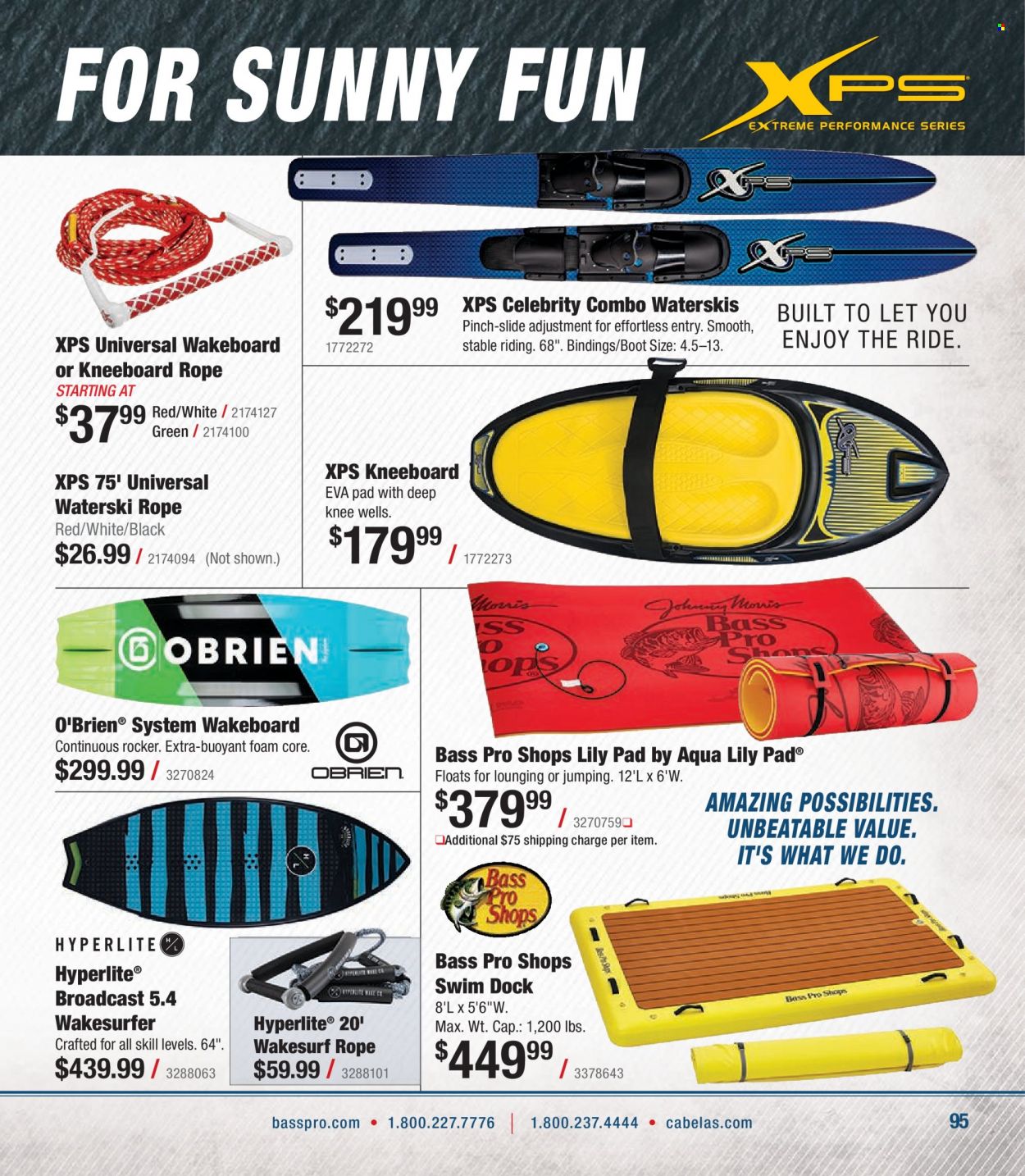Bass Pro Shops flyer . Page 95.