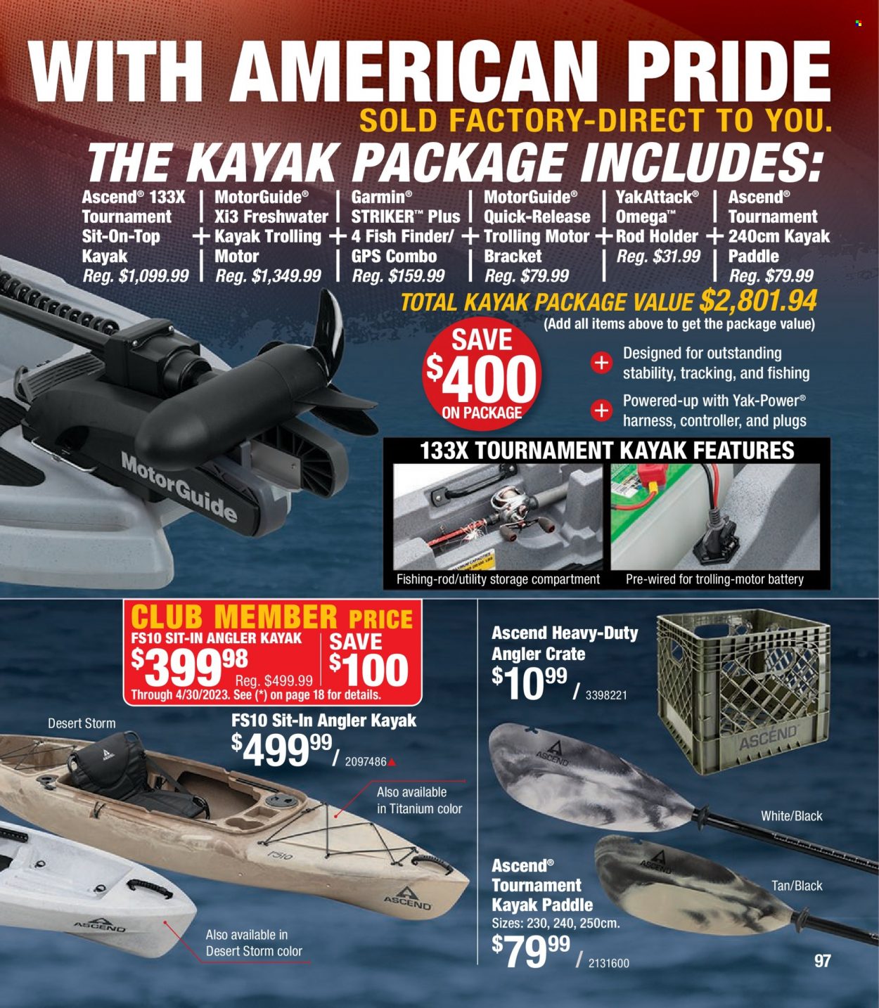 Bass Pro Shops flyer . Page 97.
