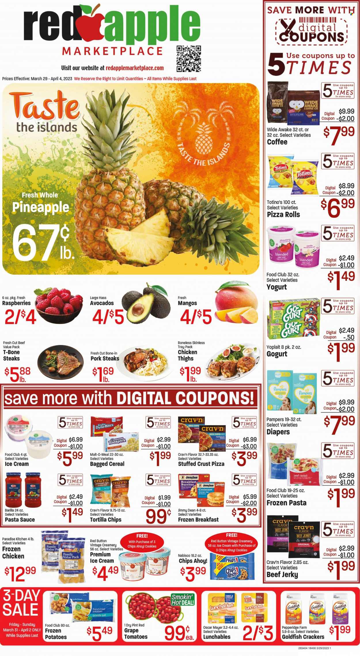Red Apple Marketplace ad  - 03.29.2023 - 04.04.2023.