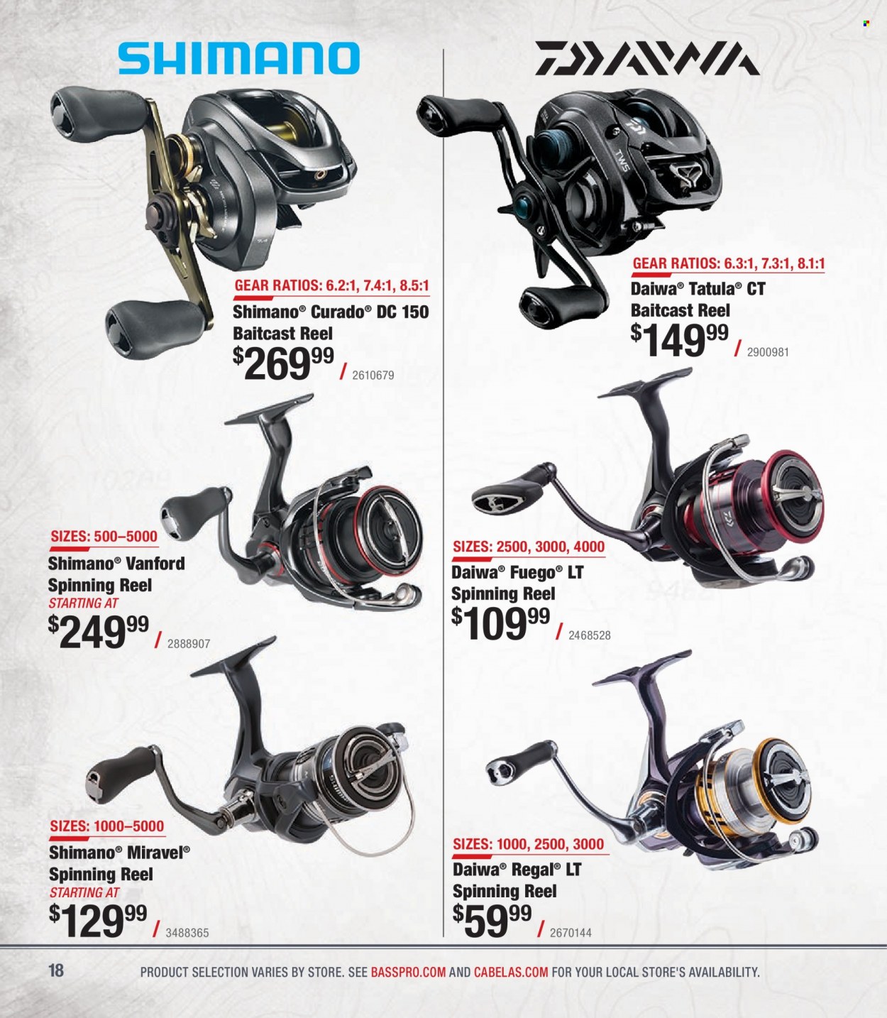 Bass Pro Shops flyer . Page 18.
