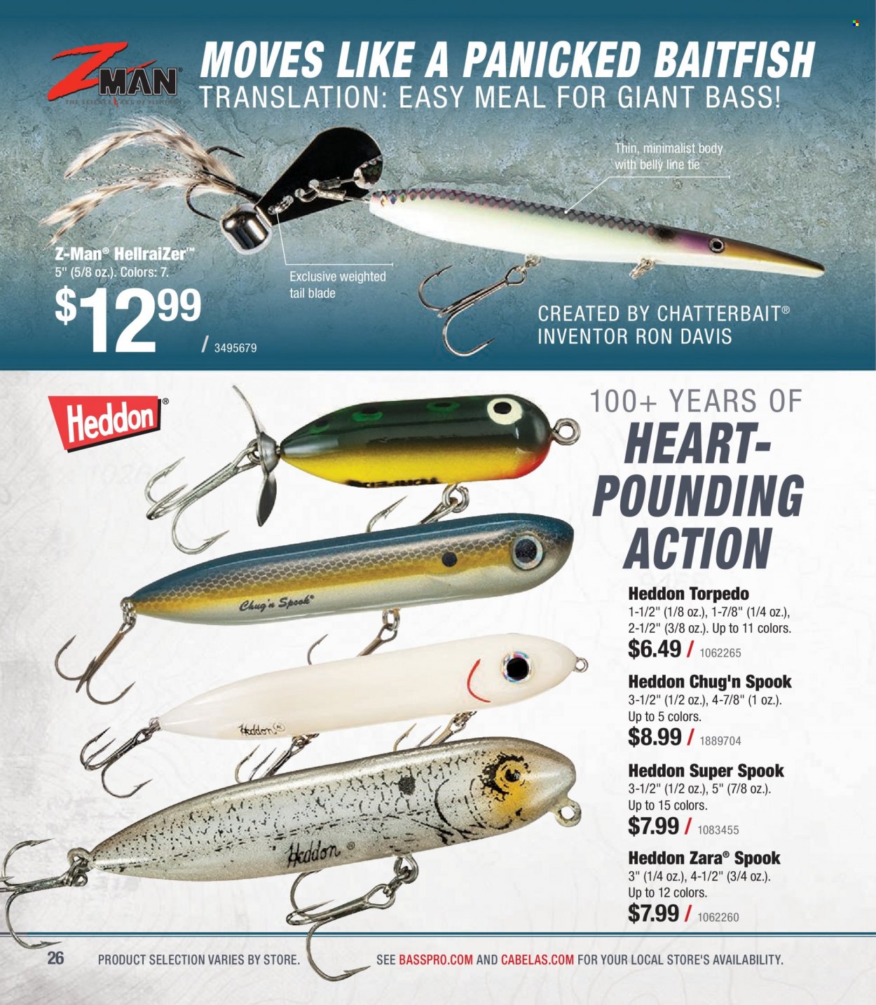 Bass Pro Shops flyer . Page 26.