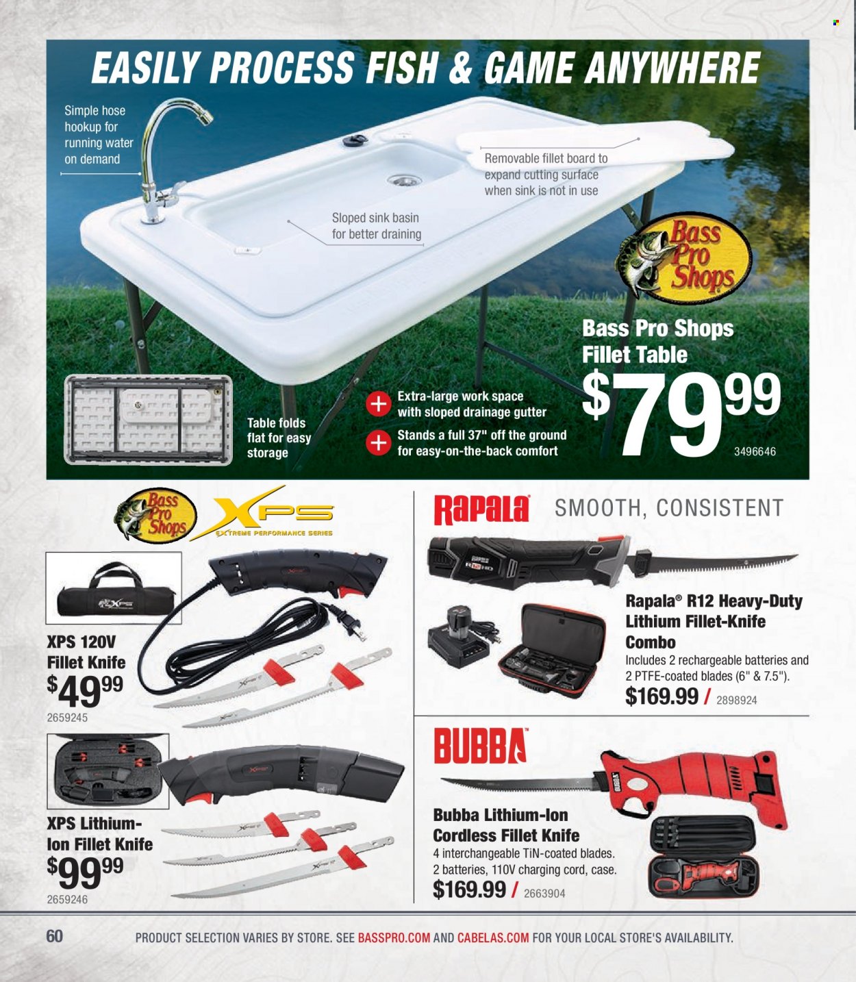 Bass Pro Shops flyer . Page 60.