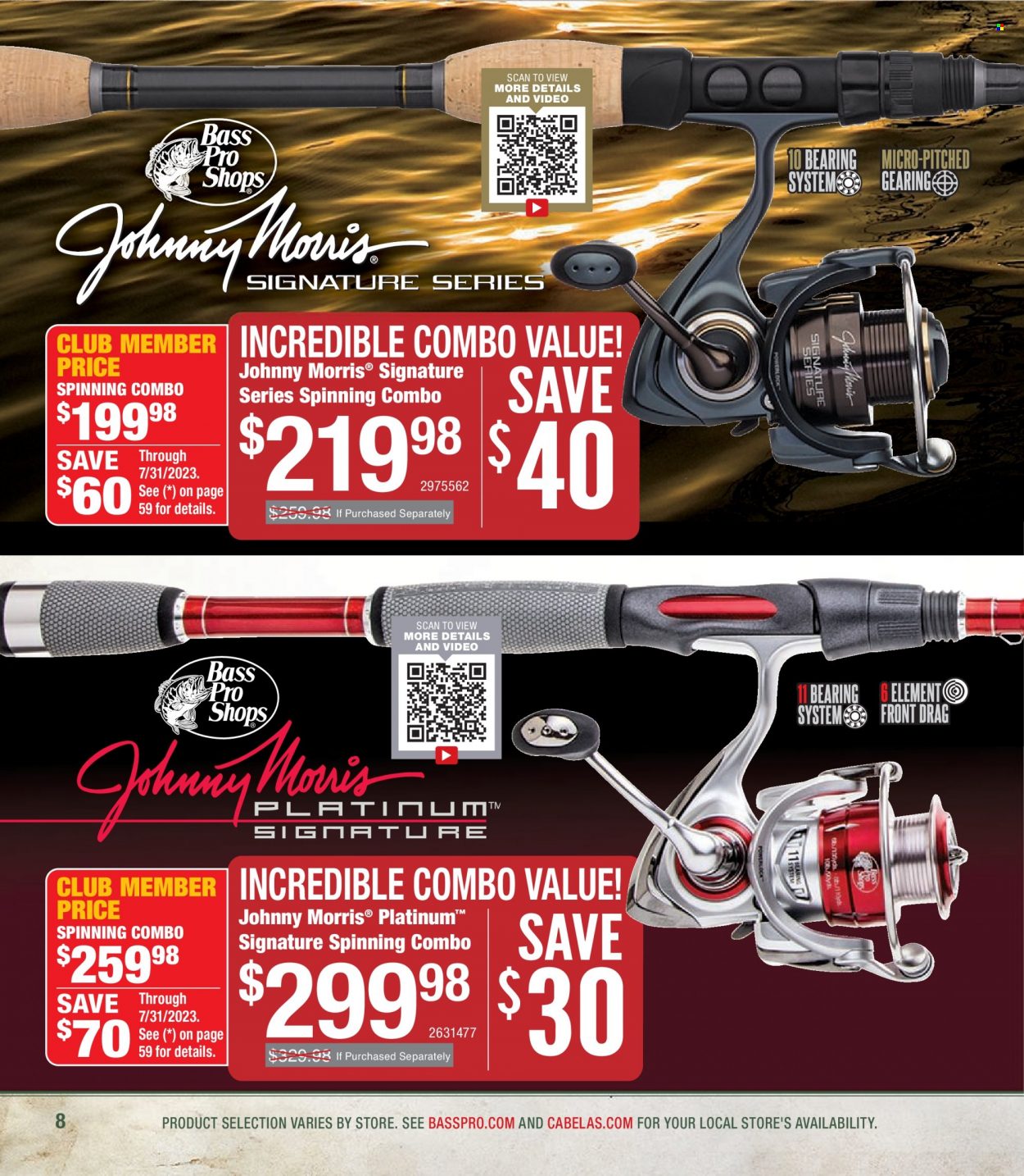 Bass Pro Shops flyer . Page 8.