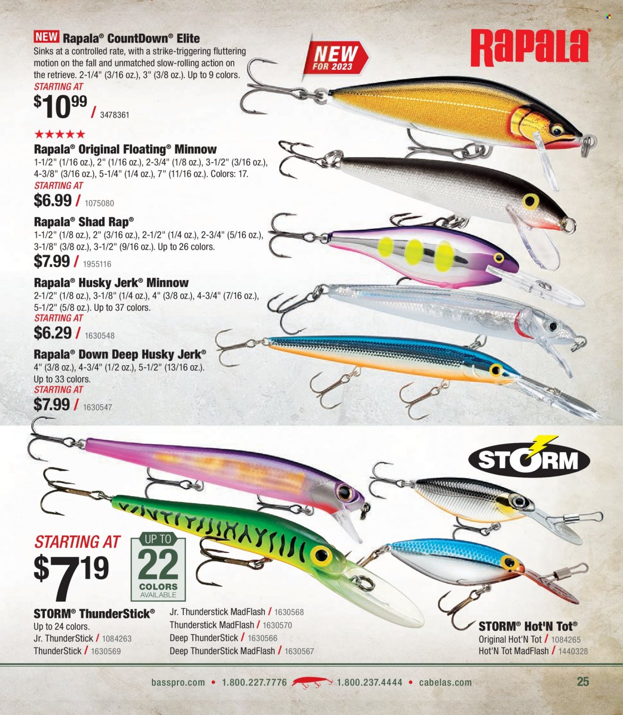 Bass Pro Shops flyer . Page 25.