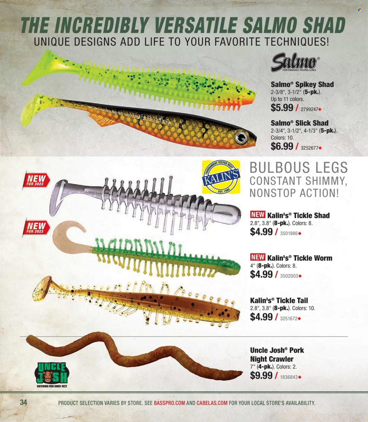Bass Pro Shops flyer . Page 34.