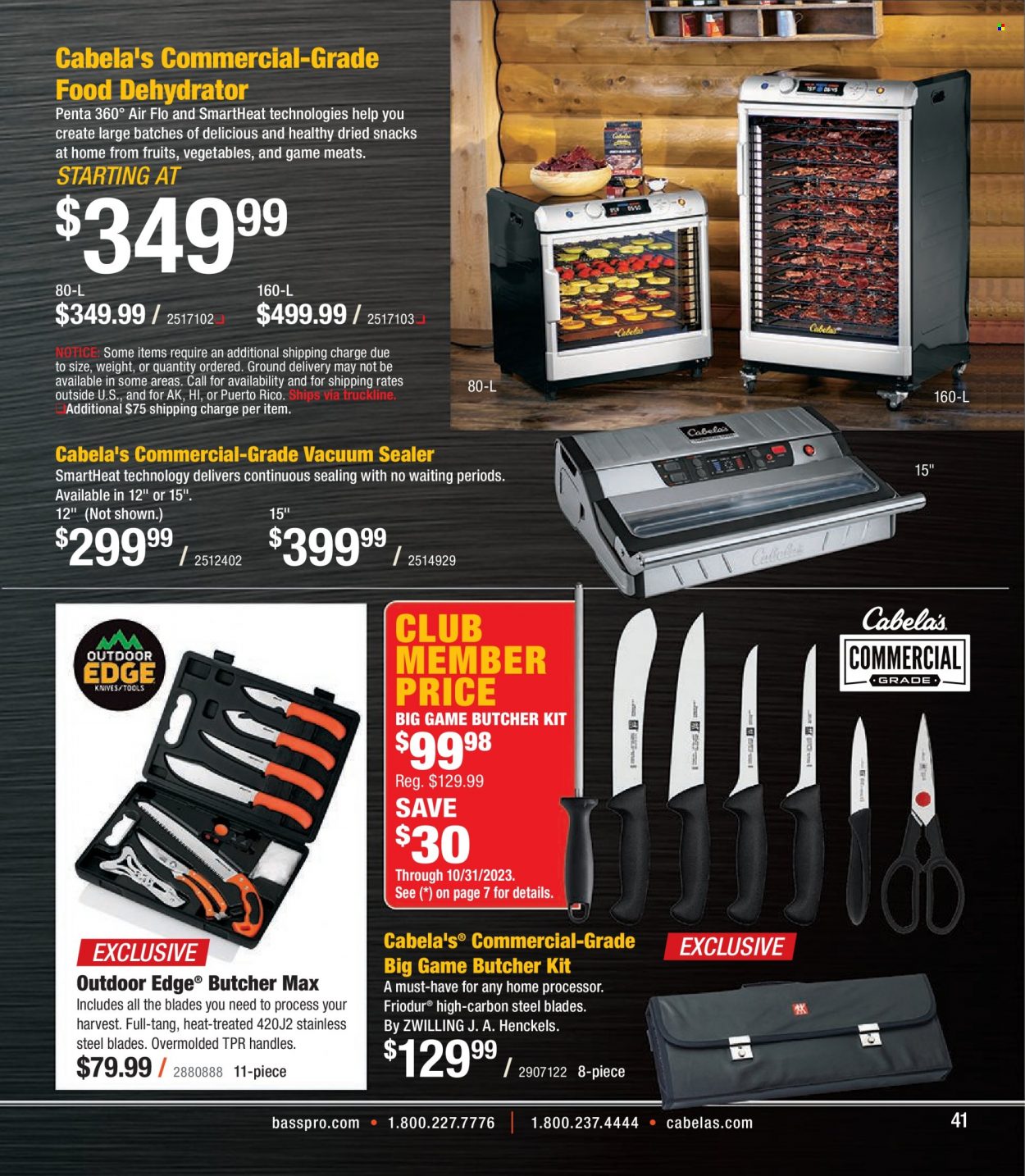 Bass Pro Shops flyer . Page 41.