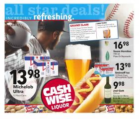 Cash Wise - All Star Liquor Deals