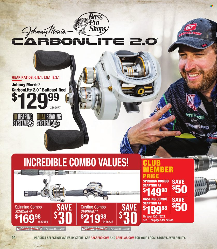 Bass Pro Shops flyer . Page 14.
