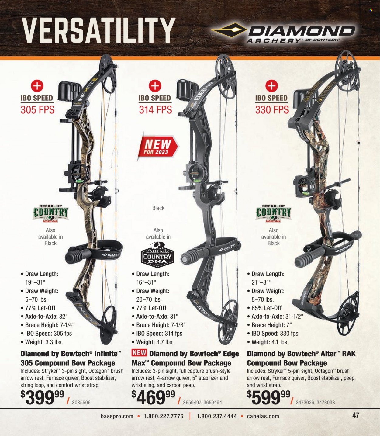 Bass Pro Shops flyer . Page 47.