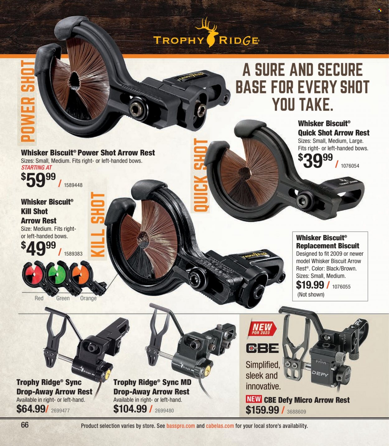 Bass Pro Shops flyer . Page 66.