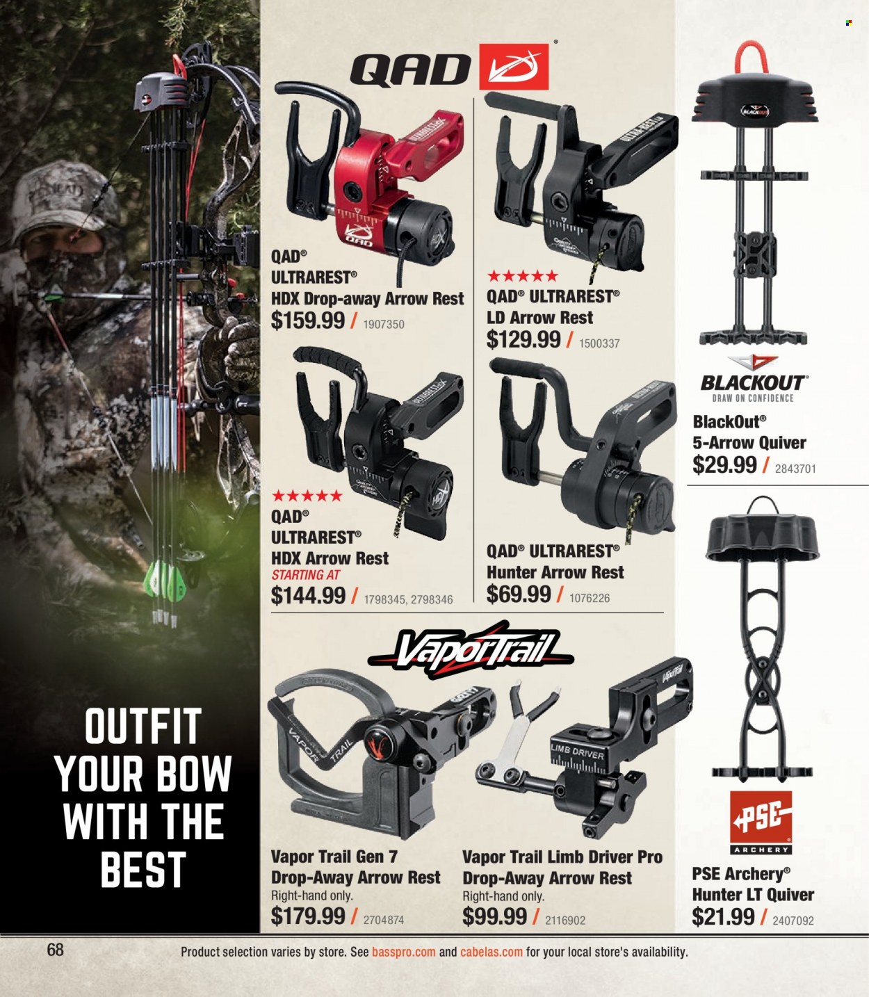 Bass Pro Shops flyer . Page 68.
