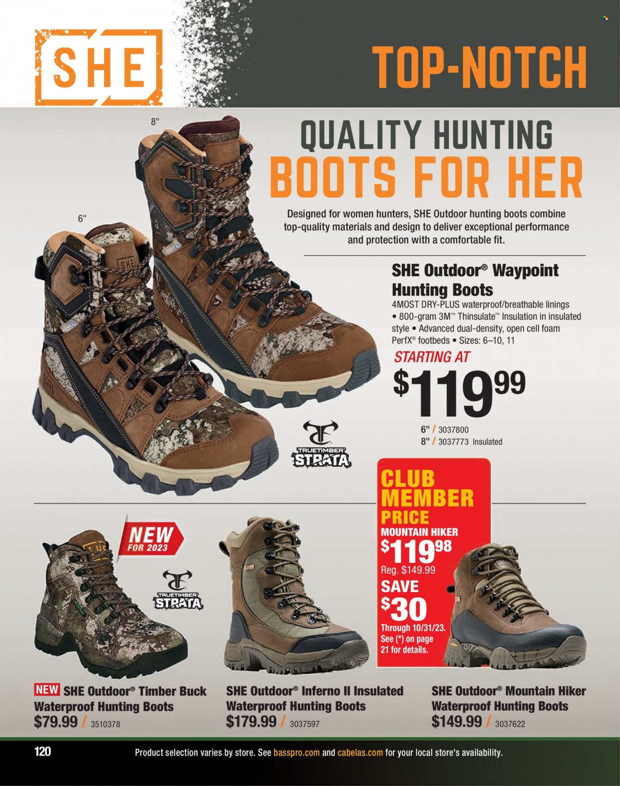 Bass Pro Shops flyer . Page 120.