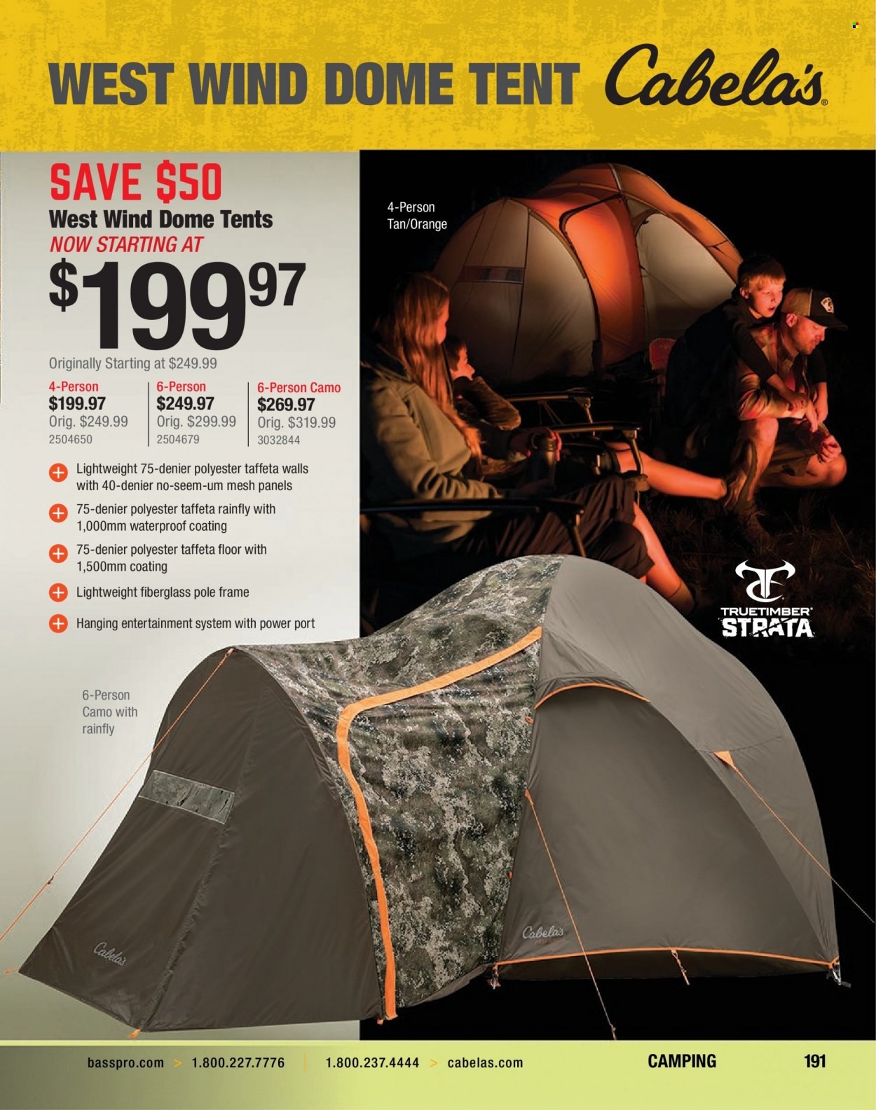 Bass Pro Shops flyer . Page 191.
