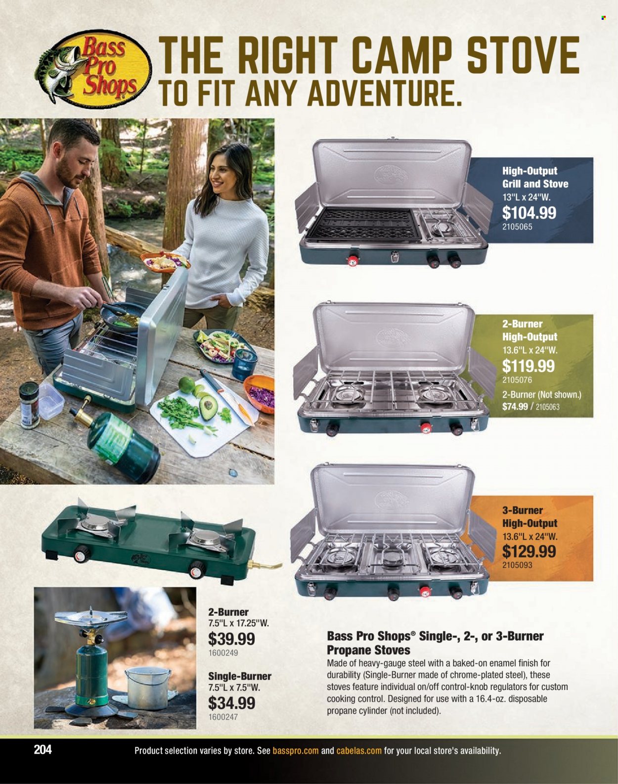 Bass Pro Shops flyer . Page 204.
