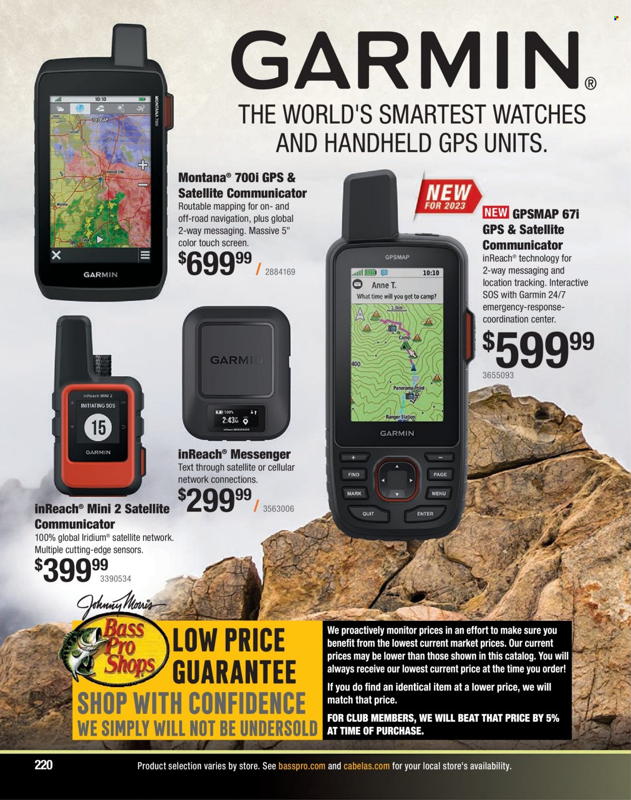Bass Pro Shops flyer . Page 220.