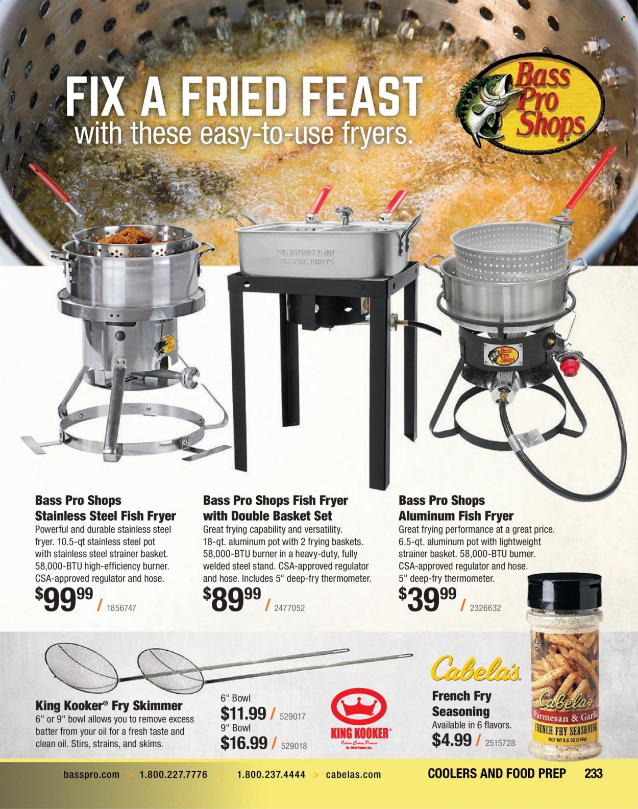 Bass Pro Shops flyer . Page 233.