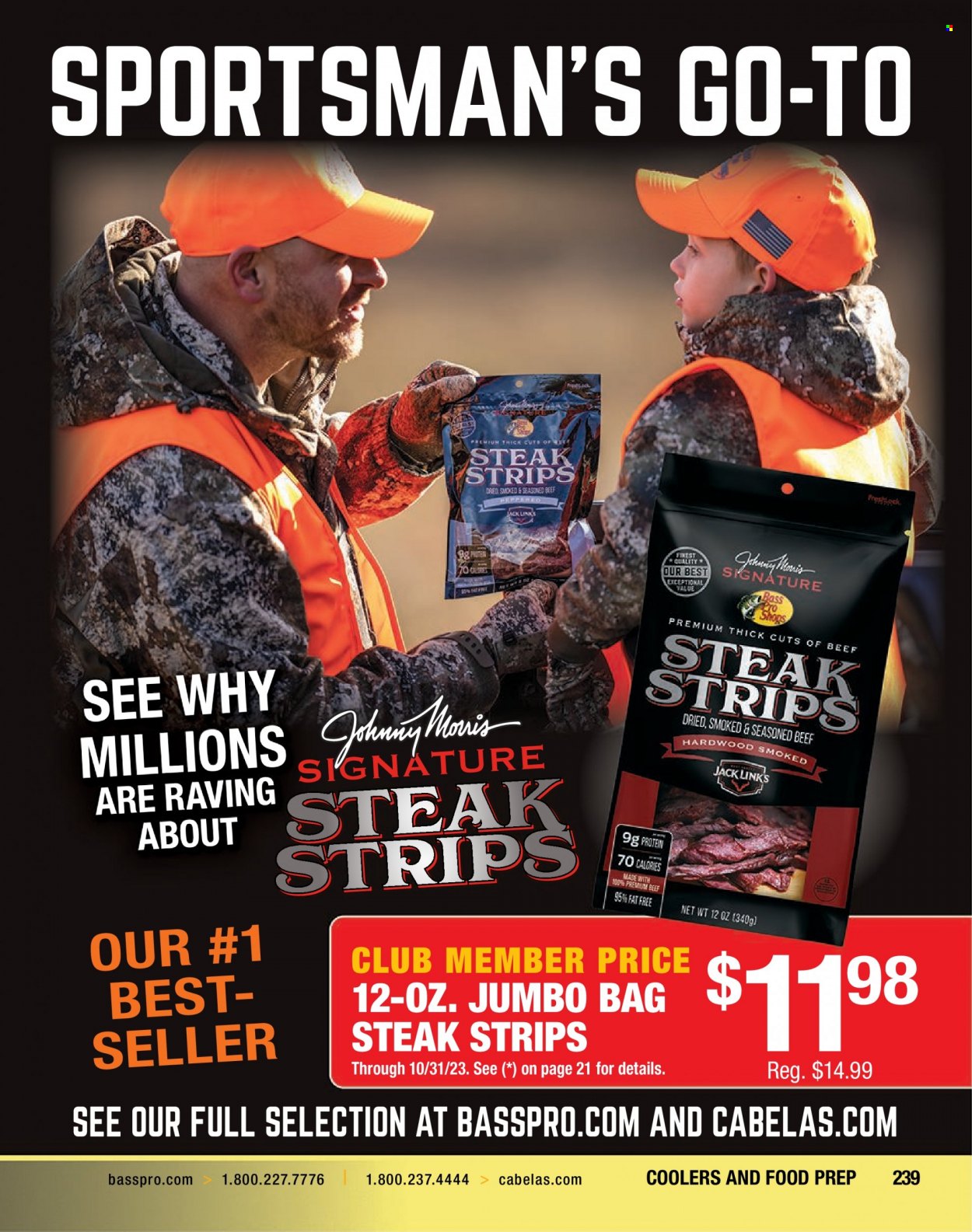 Bass Pro Shops flyer . Page 239.