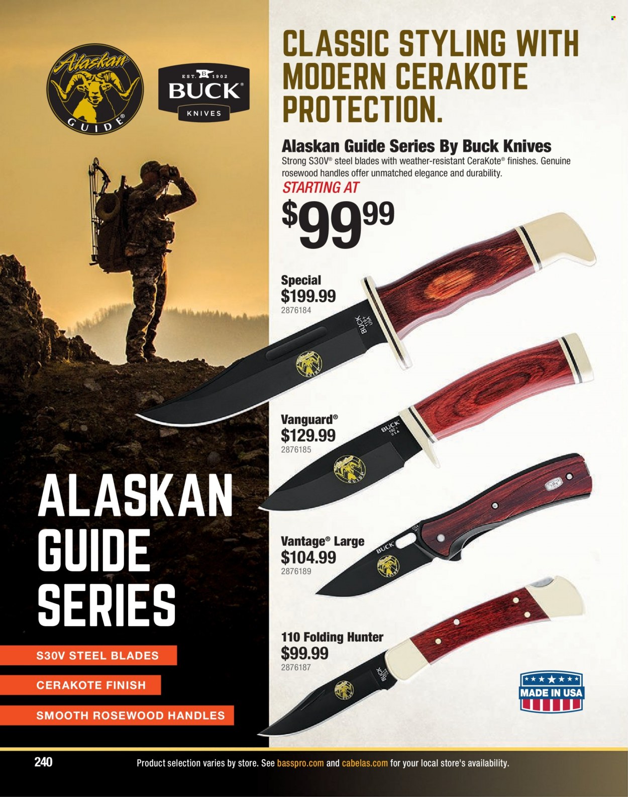 Bass Pro Shops flyer . Page 240.