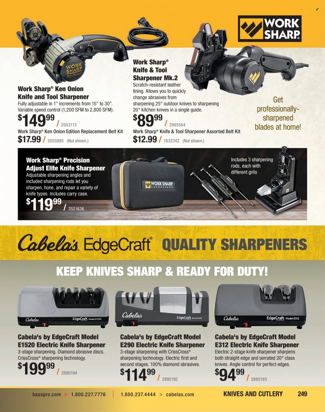 Bass Pro Shops flyer . Page 249.