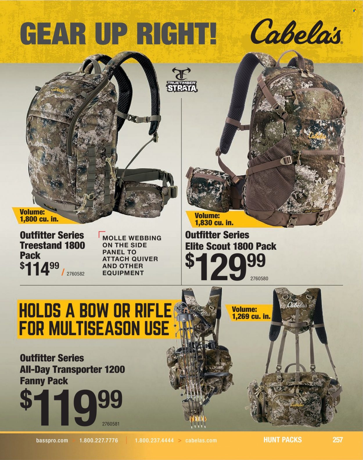 Bass Pro Shops flyer . Page 257.