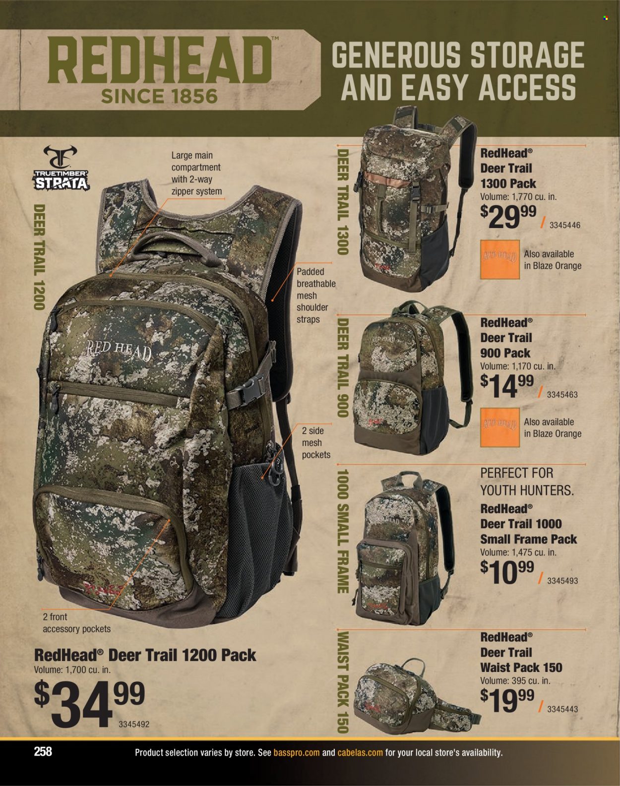 Bass Pro Shops flyer . Page 258.