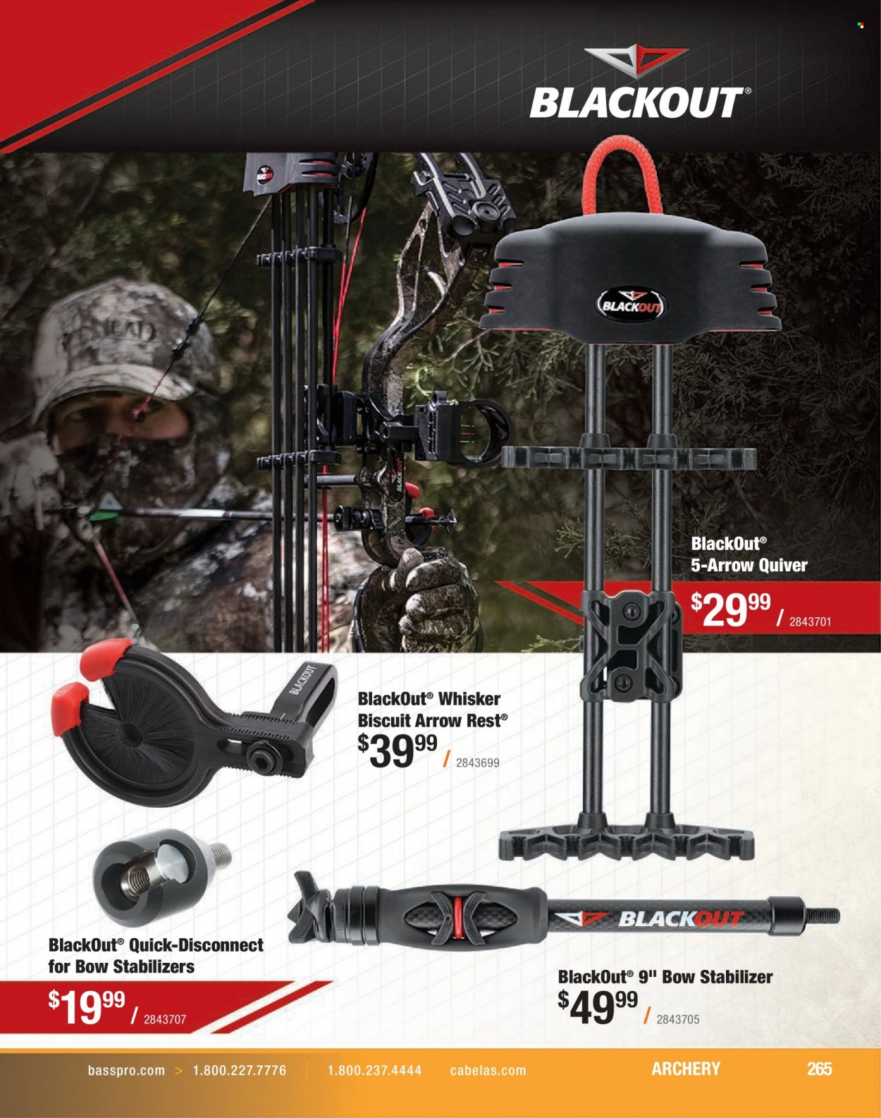 Bass Pro Shops flyer . Page 265.