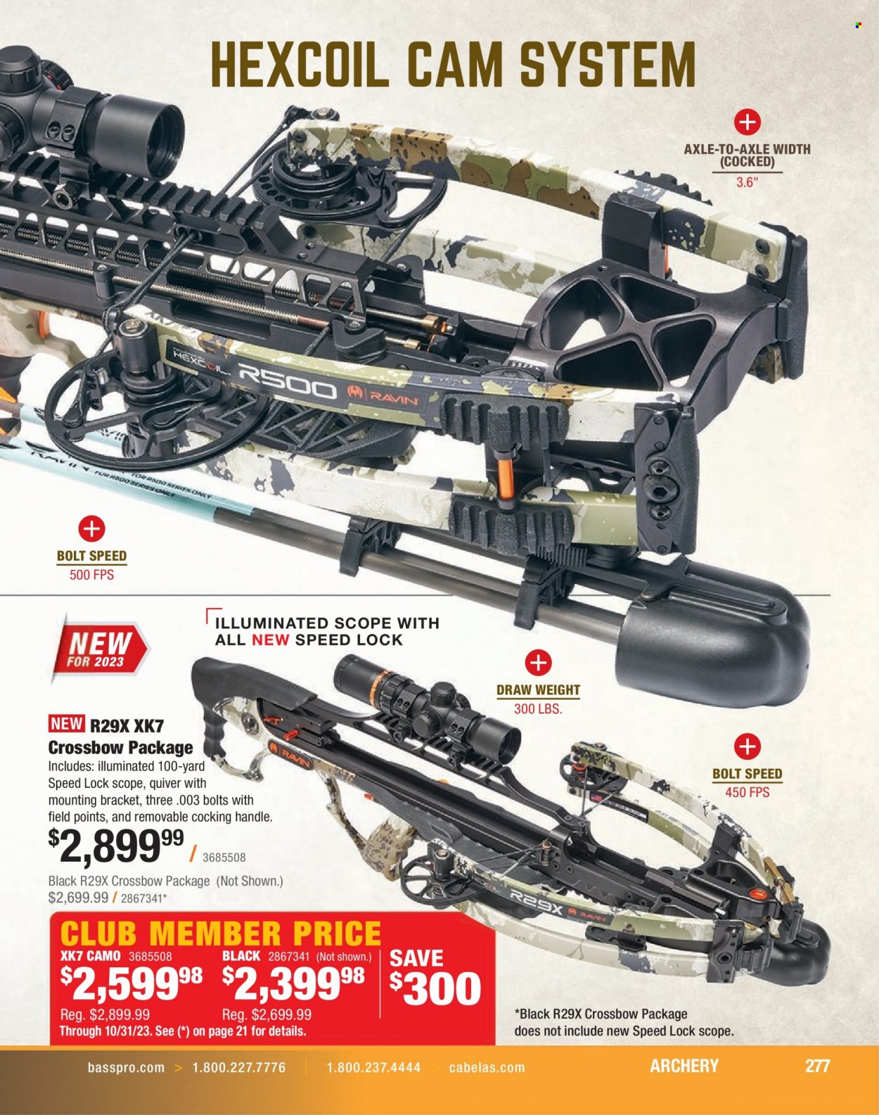 Bass Pro Shops flyer . Page 277.