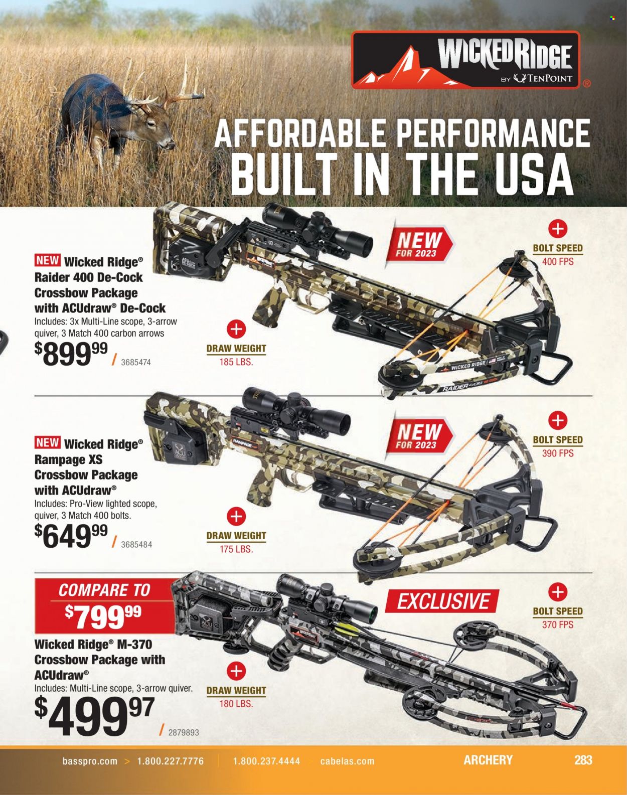 Bass Pro Shops flyer . Page 283.