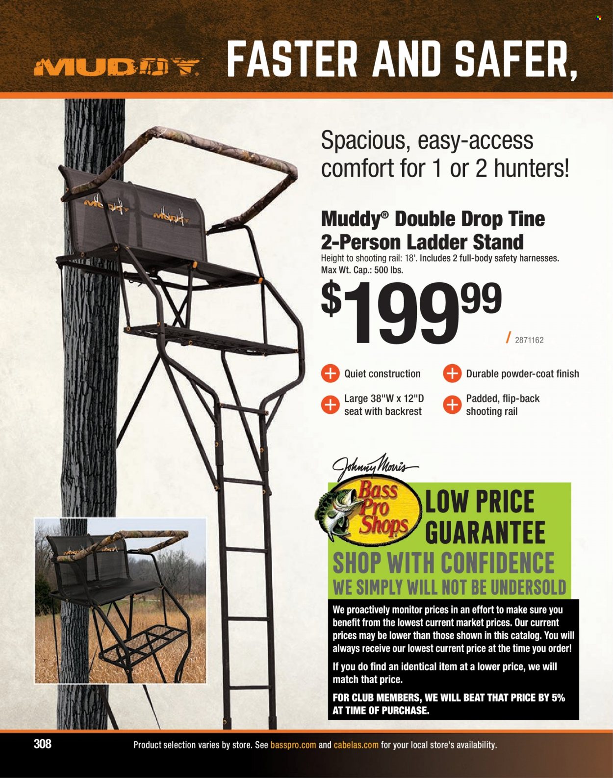 Bass Pro Shops flyer . Page 308.
