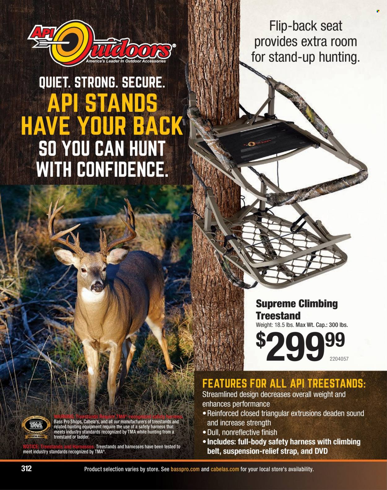Bass Pro Shops flyer . Page 312.