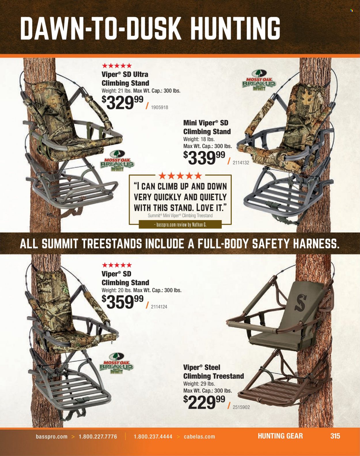 Bass Pro Shops flyer . Page 315.