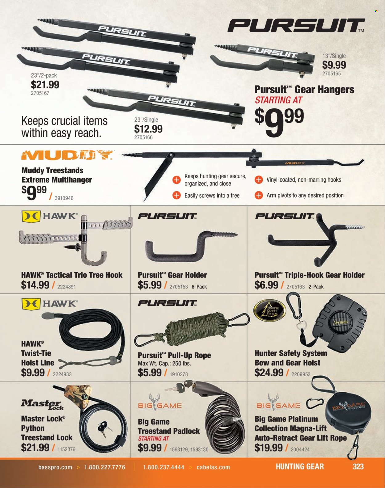 Bass Pro Shops flyer . Page 323.