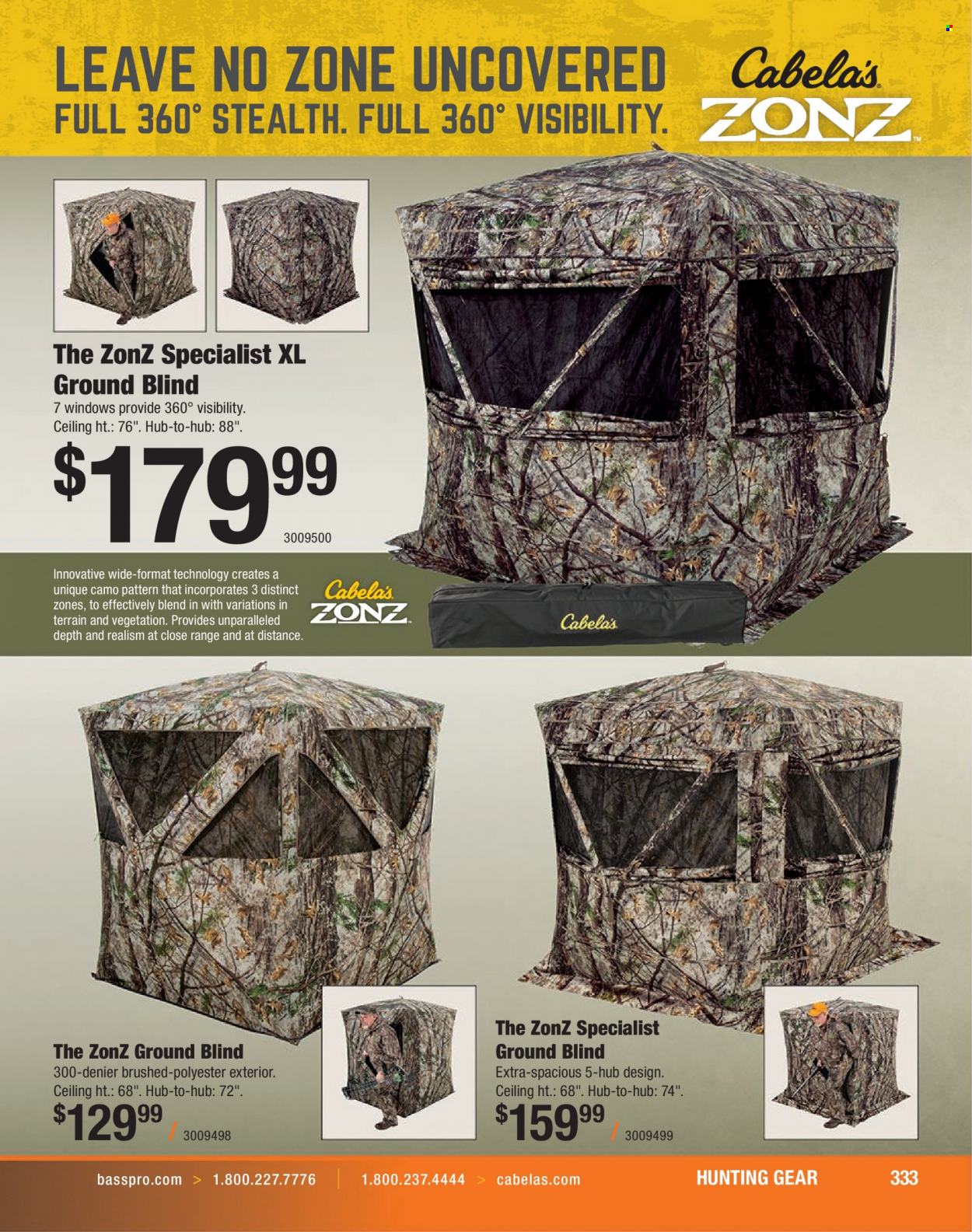 Bass Pro Shops flyer . Page 333.