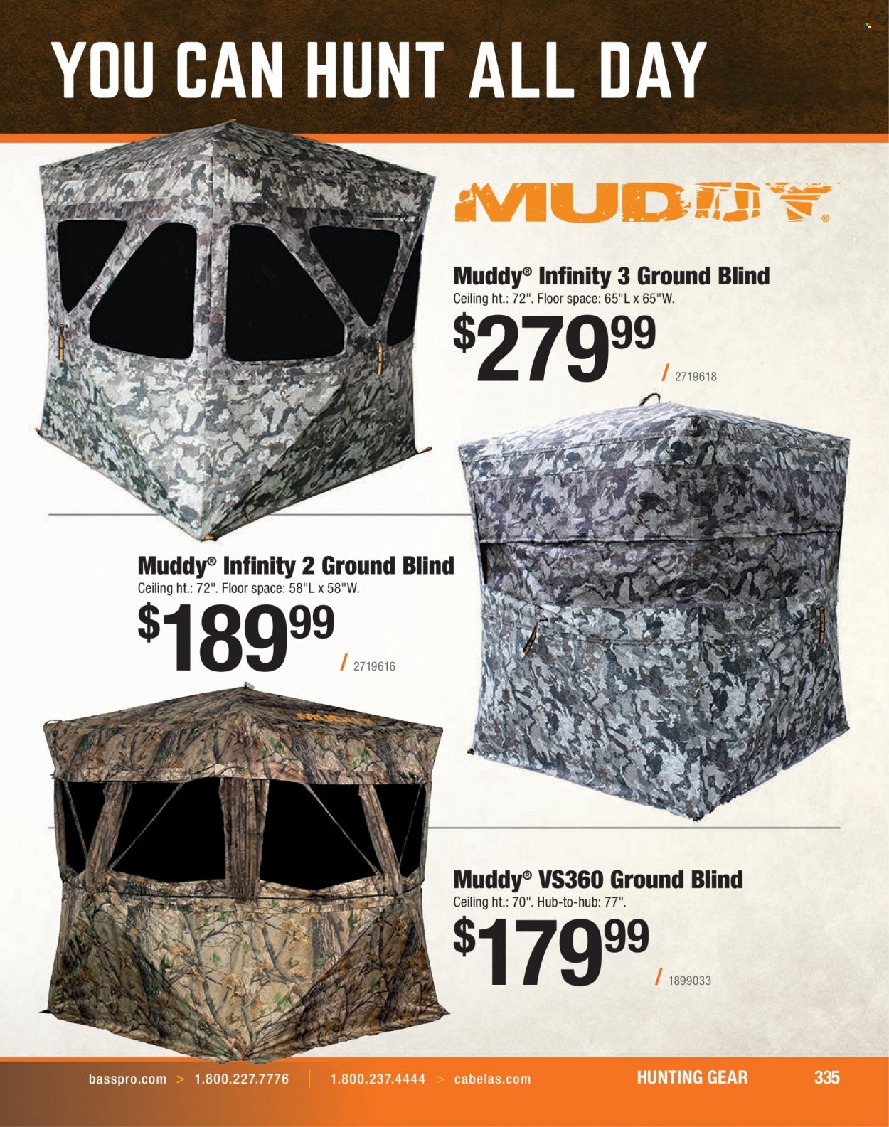Bass Pro Shops flyer . Page 335.