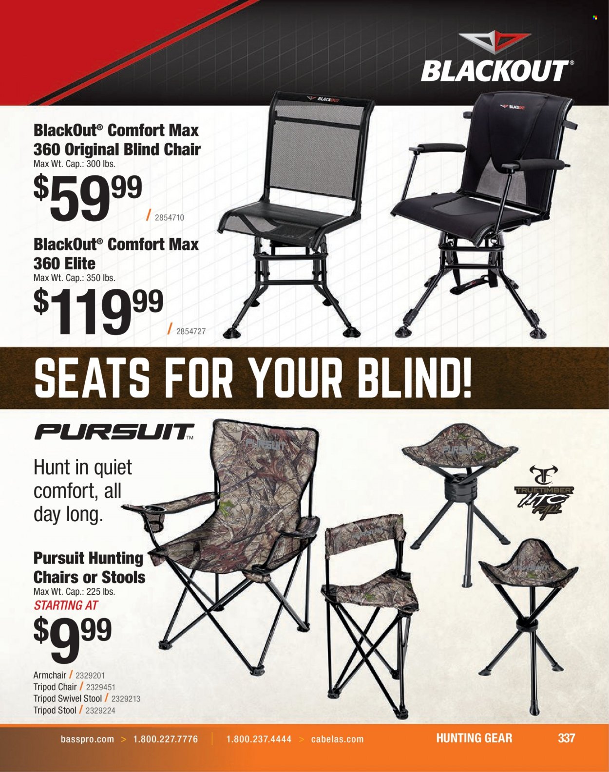 Bass Pro Shops flyer . Page 337.