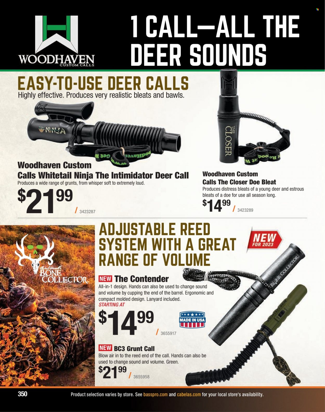 Bass Pro Shops flyer . Page 350.