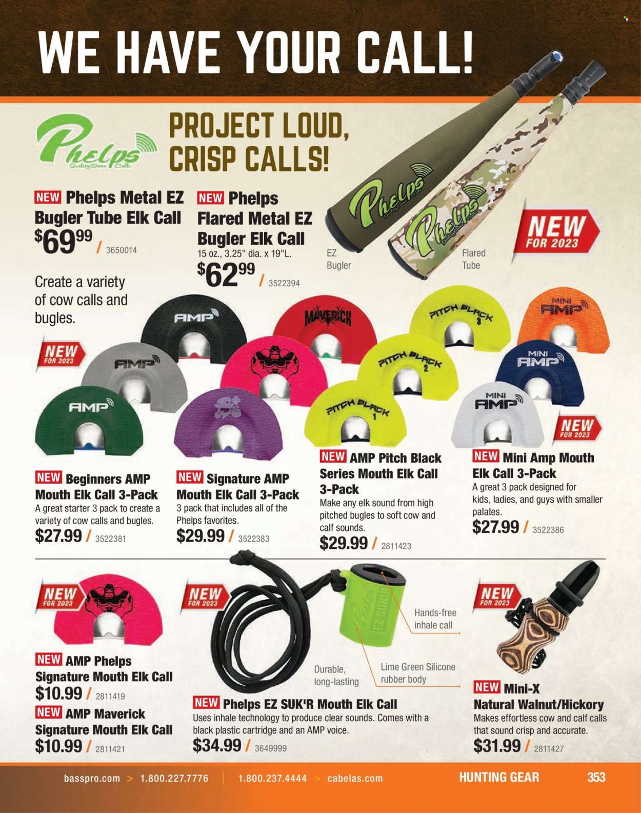 Bass Pro Shops flyer . Page 353.