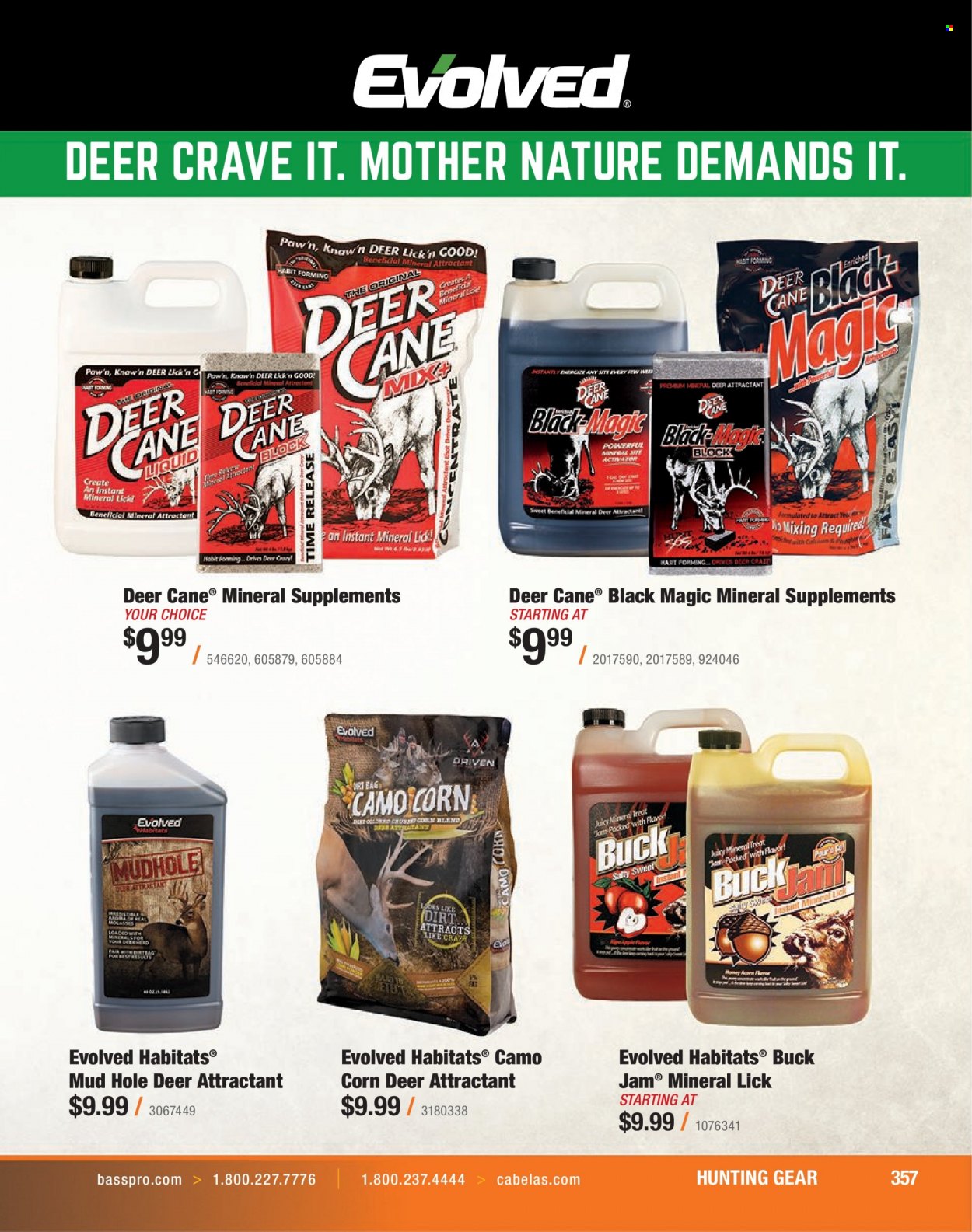 Bass Pro Shops flyer . Page 357.