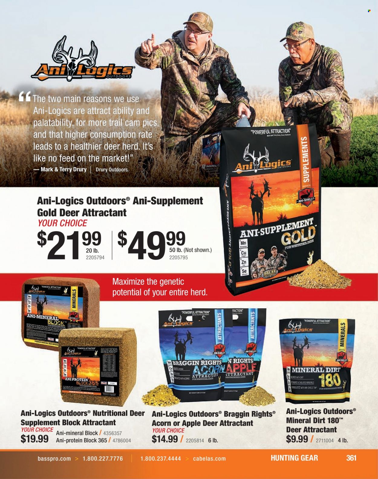 Bass Pro Shops flyer . Page 361.