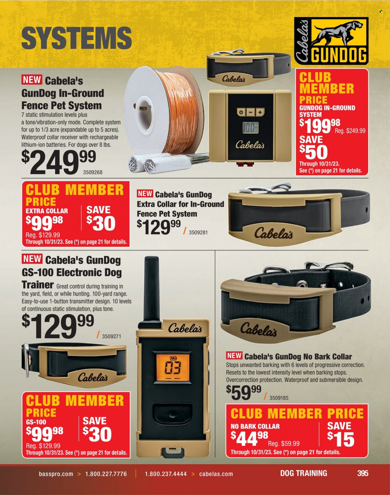 Bass Pro Shops flyer . Page 395.