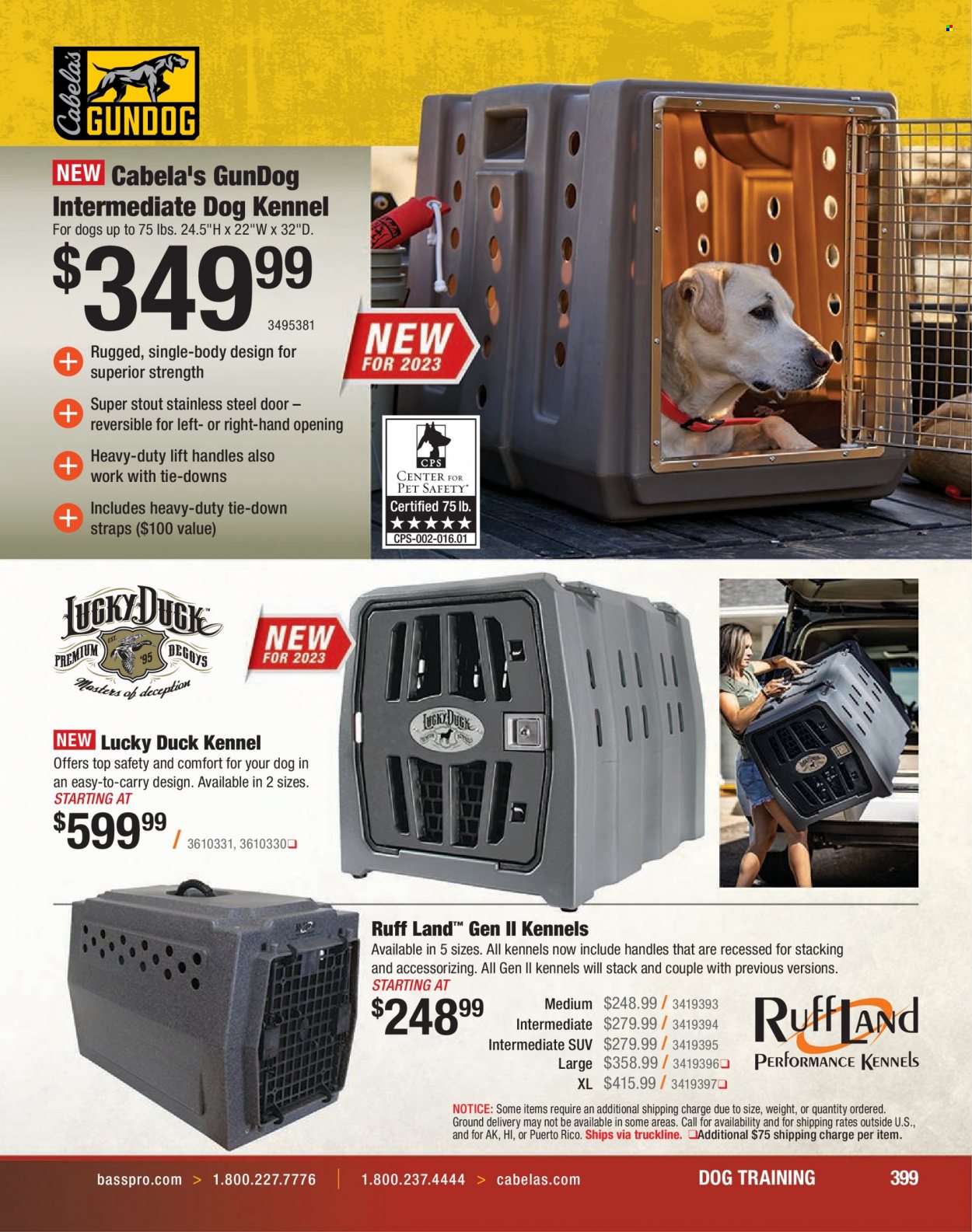 Bass Pro Shops flyer . Page 399.