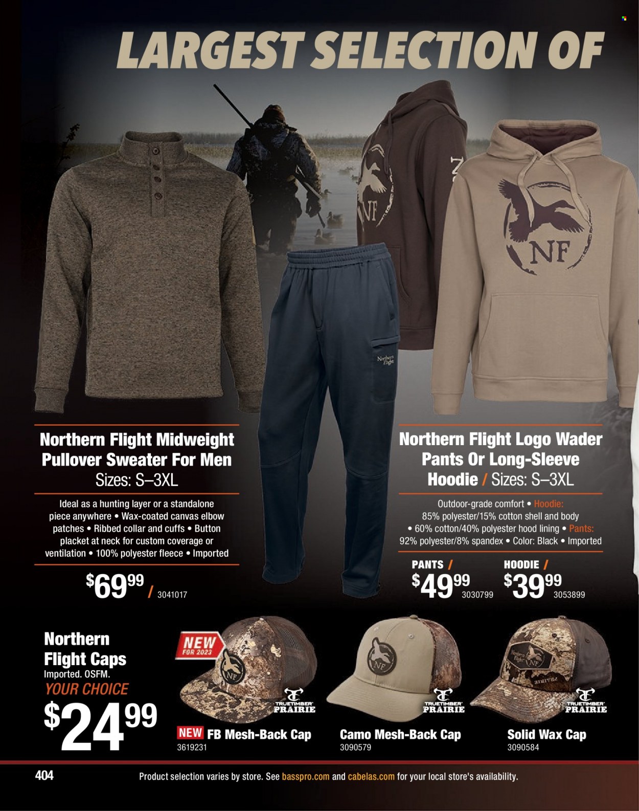 Bass Pro Shops flyer . Page 404.